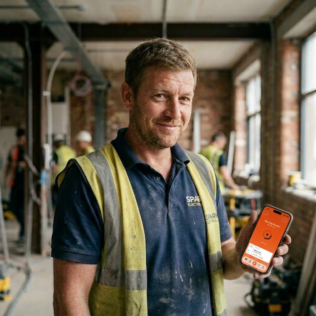 Electricians using Mucka